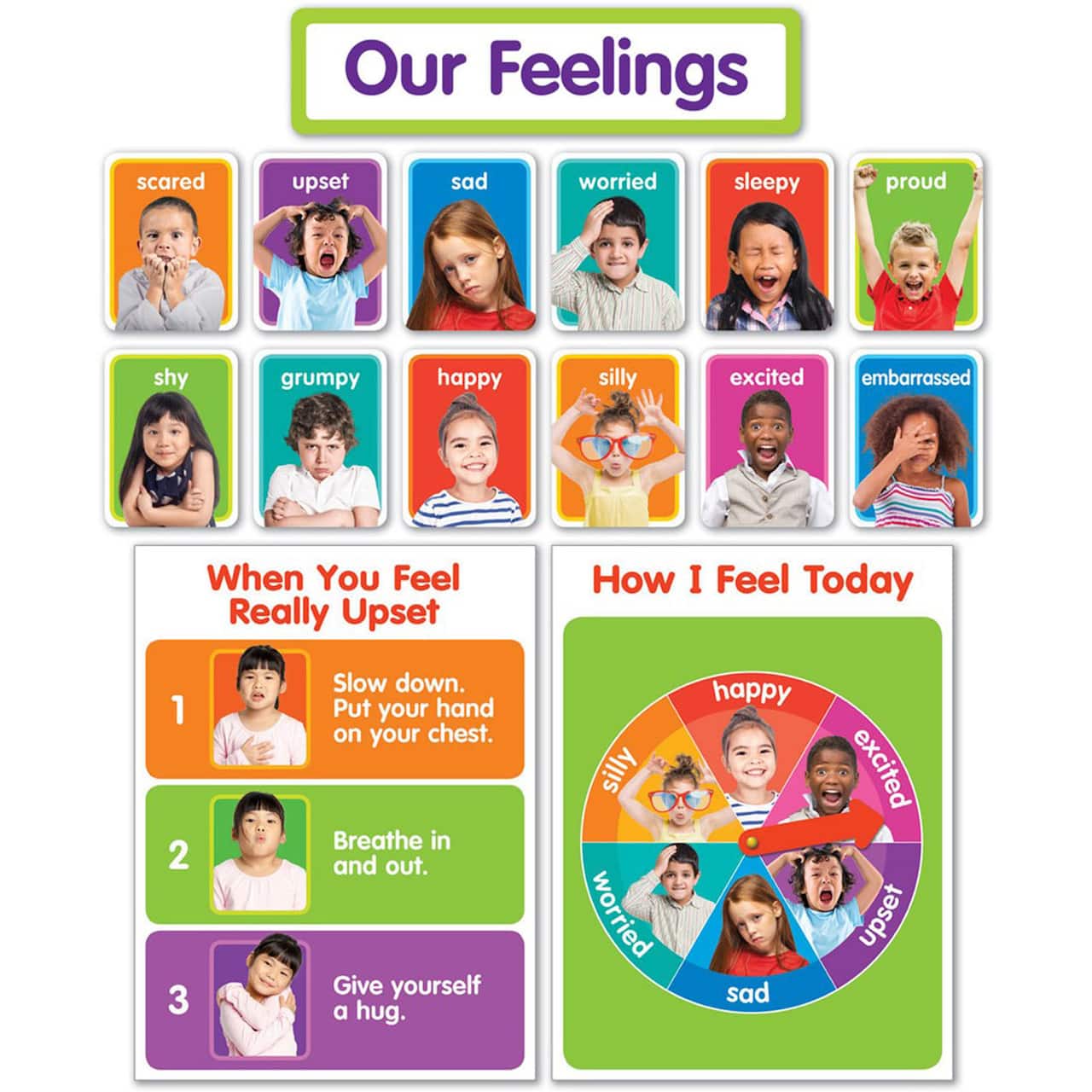 Scholastic&#xAE; Teaching Resources Our Feelings Bulletin Board Set, 15ct.